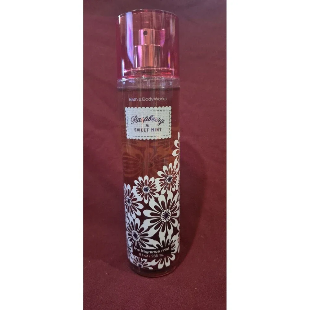 Bath & Body Works Raspberry & Sweet Mint Fine Fragrance Mist 8 Oz - NEW
